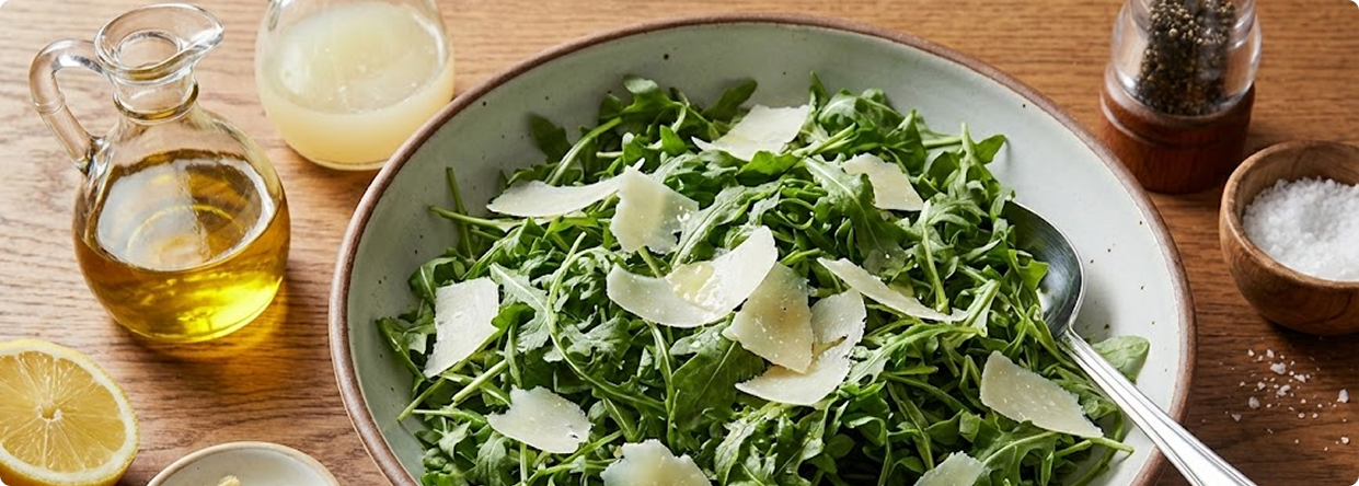Arugula Lemon Parmesan Salad