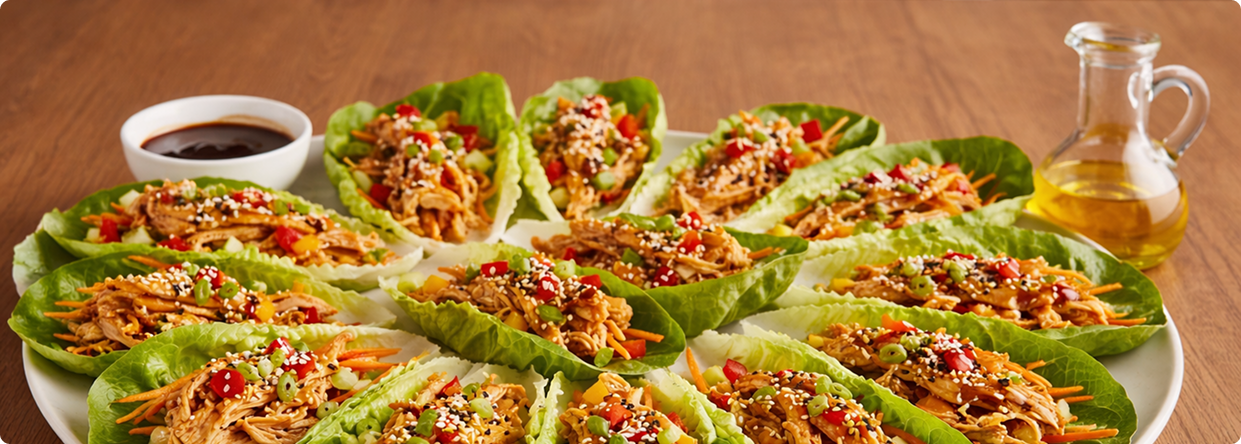 Lettuce Wraps with Chicken