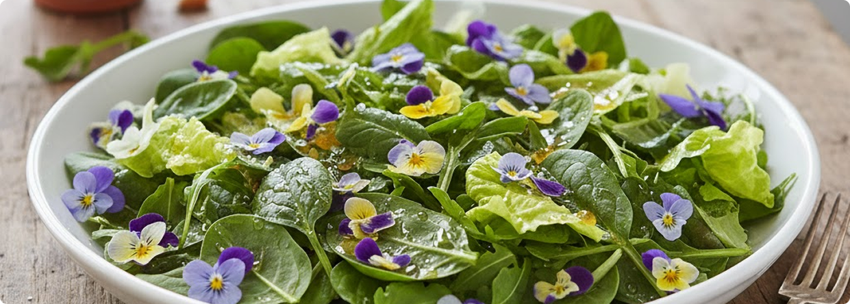 Viola Garden Salad